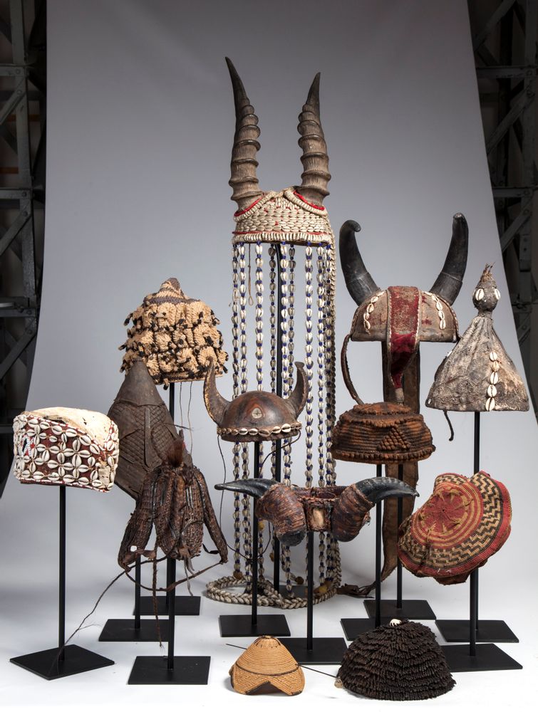 Pièces uniques - Anciennes coiffes traditionnels - KANEM