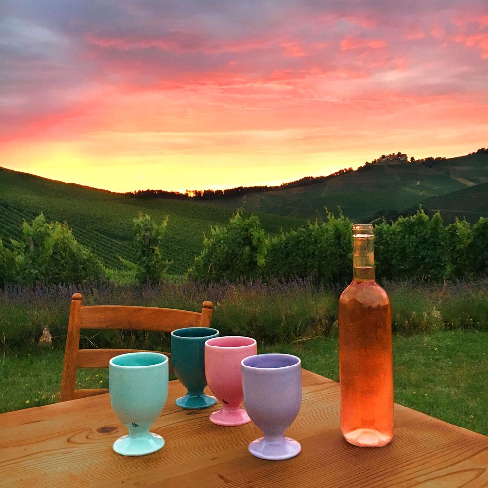Ceramic - HB Summer Set for drinks smoothies and ice cream - HEDWIG BOLLHAGEN
