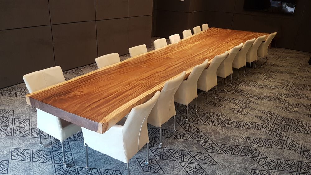 Dining Tables - WOOD | Tree slab tables of suar wood - XYLEIA PETRIFIED WOOD