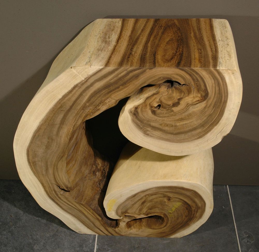 Consoles - WOOD | Consoles en bois de suar. - XYLEIA PETRIFIED WOOD