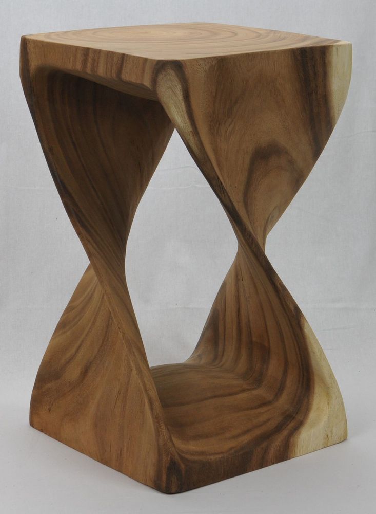 Stools - WOODEN STOOLS | Stools made of suar wood - XYLEIA PETRIFIED WOOD