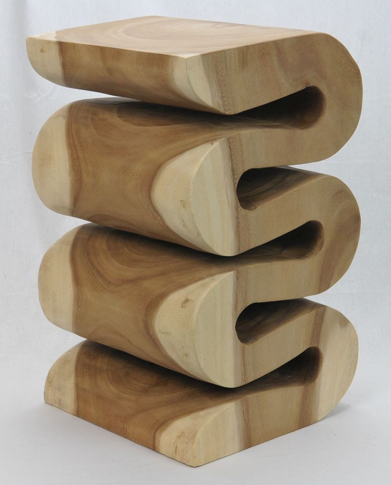 Stools - WOODEN STOOLS | Stools made of suar wood - XYLEIA PETRIFIED WOOD