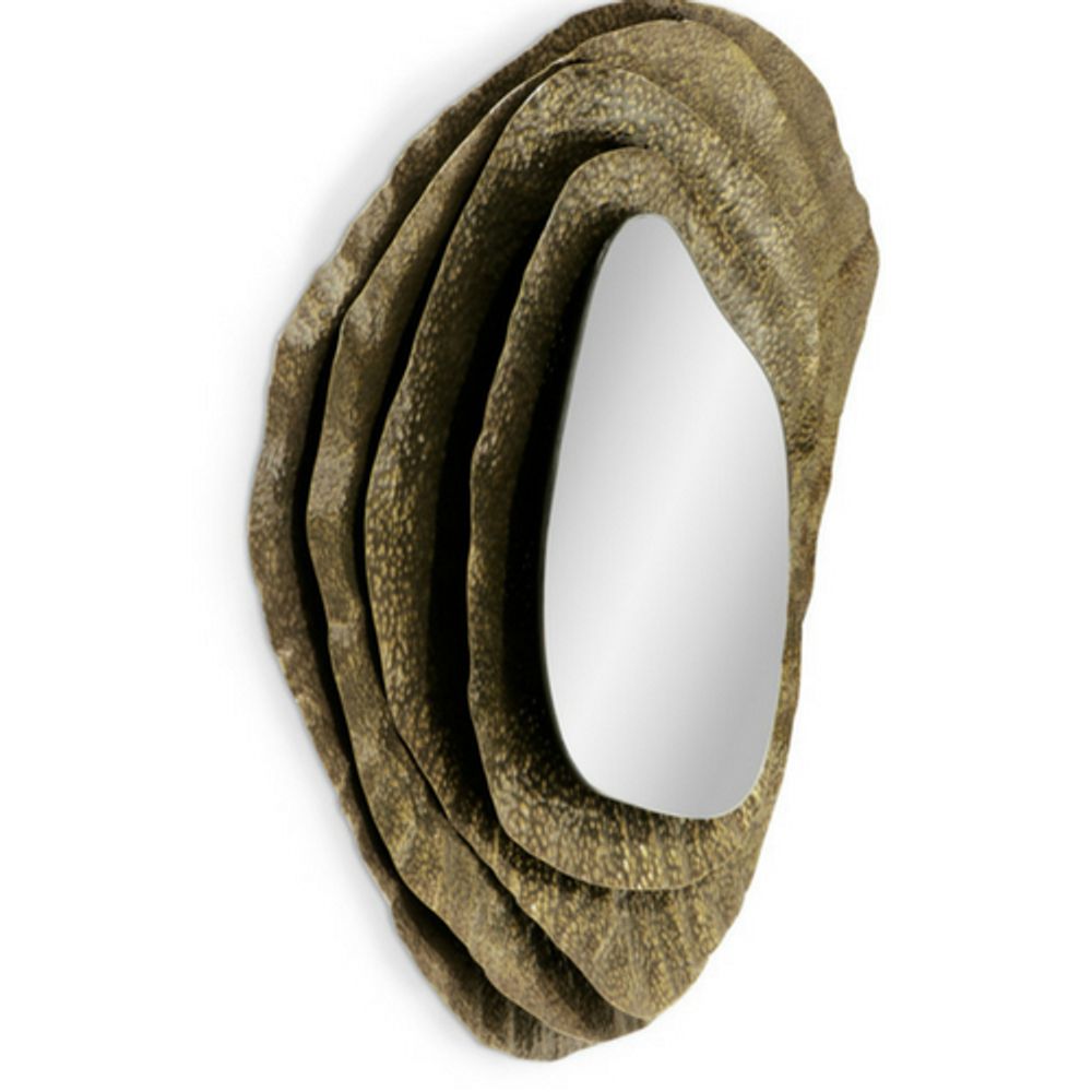 Mirrors - KUMI Small Round Wall Mirror - BRABBU DESIGN FORCES
