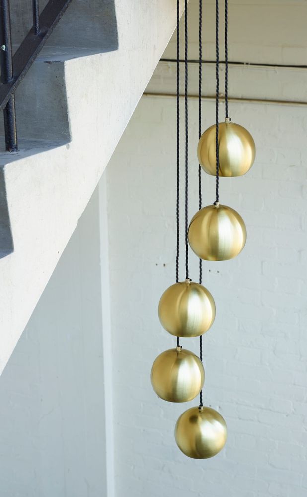 Suspensions - The Globe Collection Pendant - Brass - INDUSTVILLE