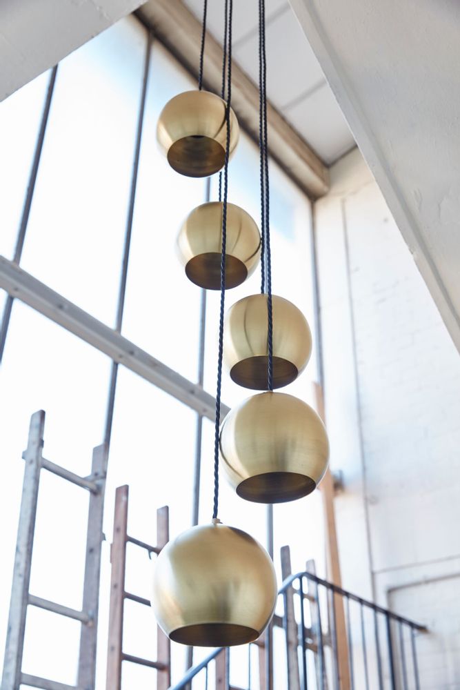 Suspensions - The Globe Collection Pendant - Brass - INDUSTVILLE