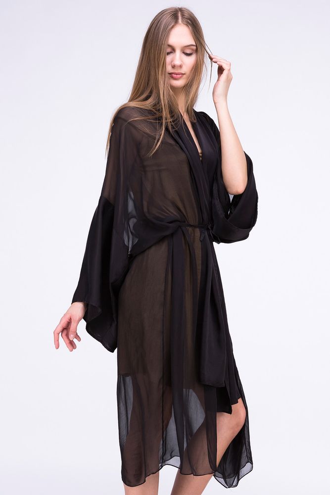 Homewear - Kimono Wezen noir  - ASKA