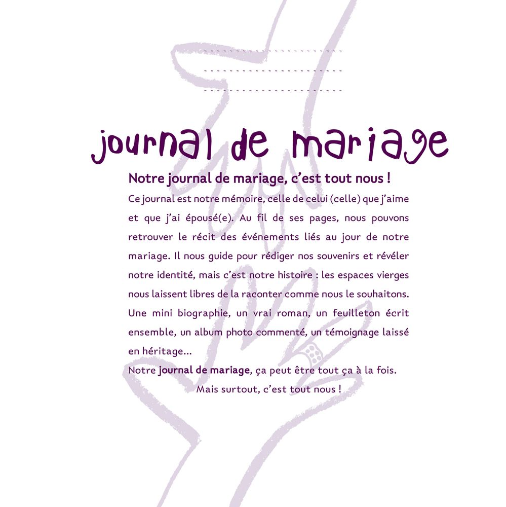 Stationery - Recycled Wedding Diary - PATRICIA DORÉ