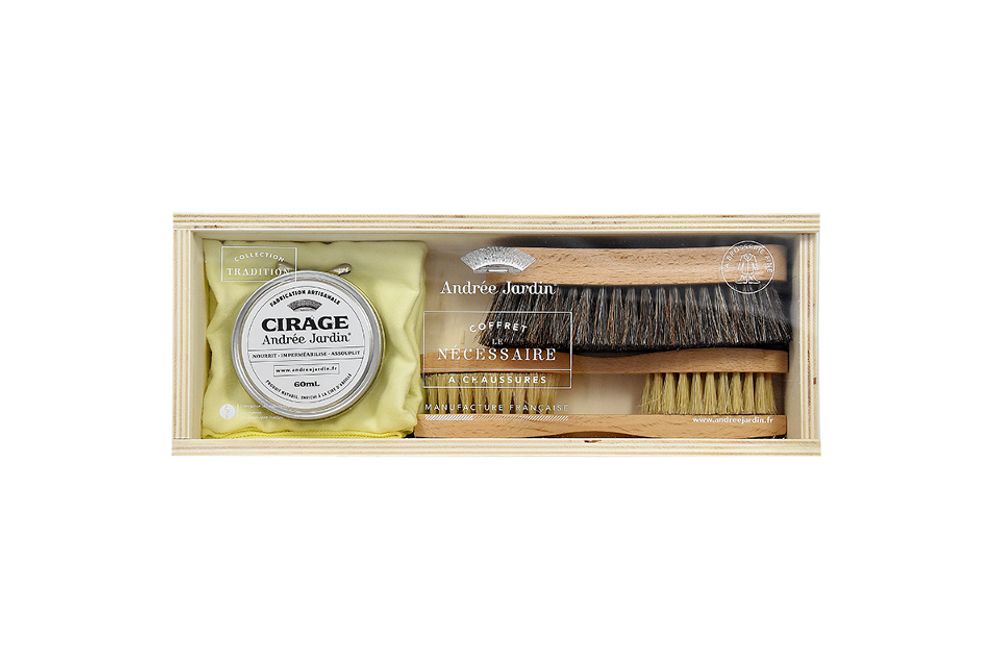 Chaussures - Coffret nécessaire à chaussures et son cirage - ANDREE JARDIN