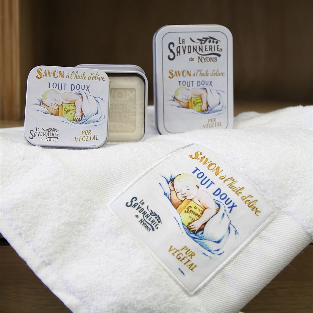 Cadeaux - BOITE METAL SAVON 200G - SAVONNERIE DE NYONS
