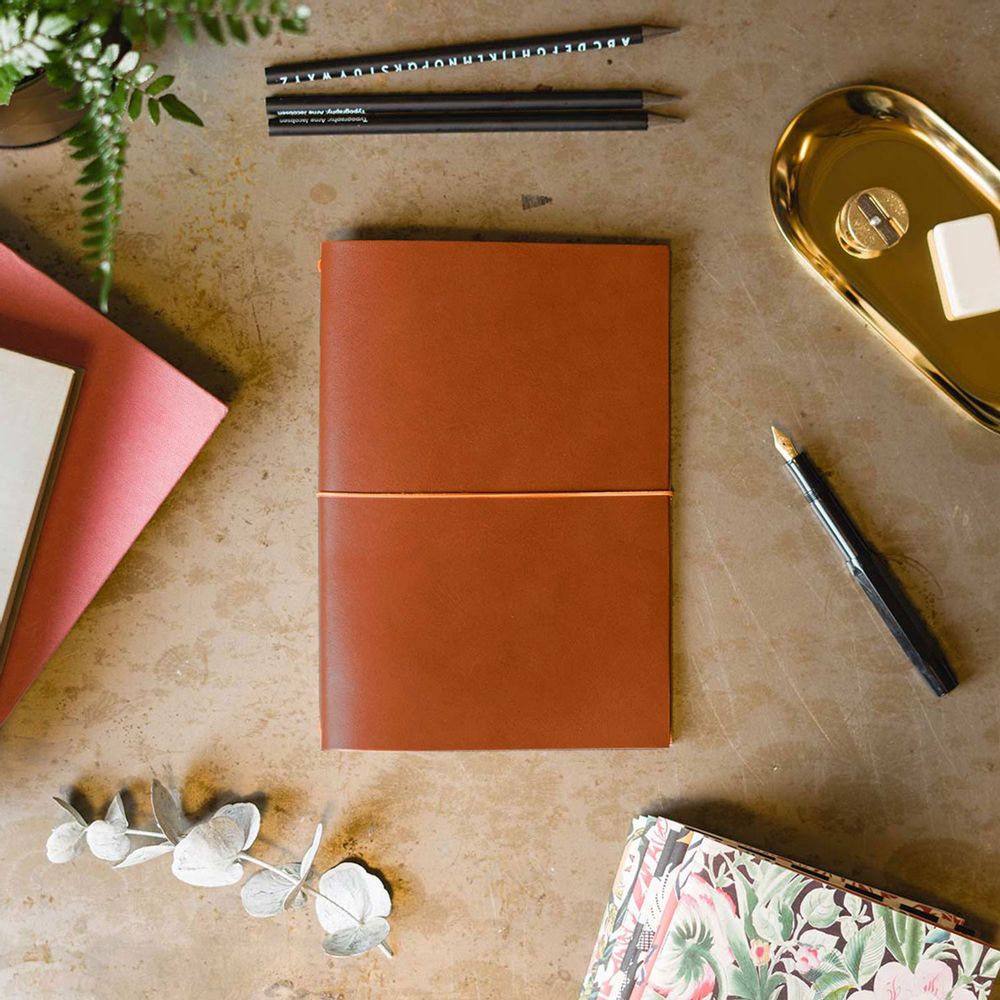 Petite maroquinerie - carnet cuir grand voyageur - PAPER REPUBLIC