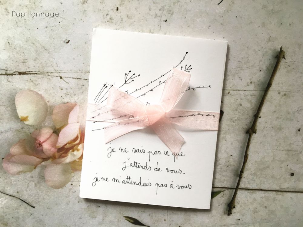 Papeterie - Petits accordéons poétiques - PAPILLON PAPILLONNAGE