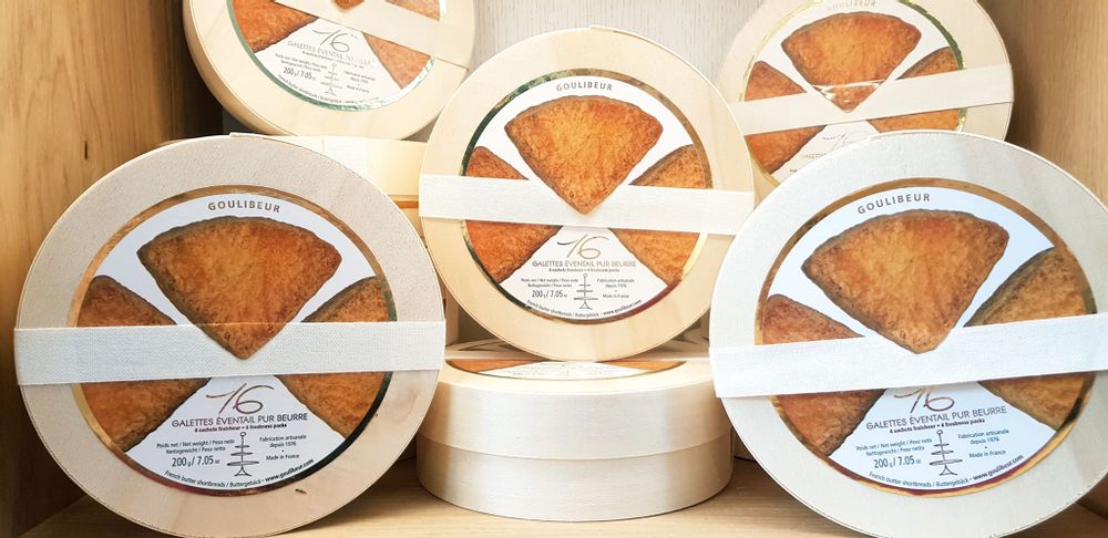 Biscuits - BOITE BOIS GALETTE EVENTAIL - GOULIBEUR
