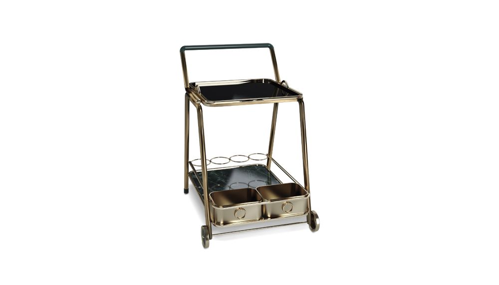 Dining Tables - Decatur Bar Cart - PORUS STUDIO