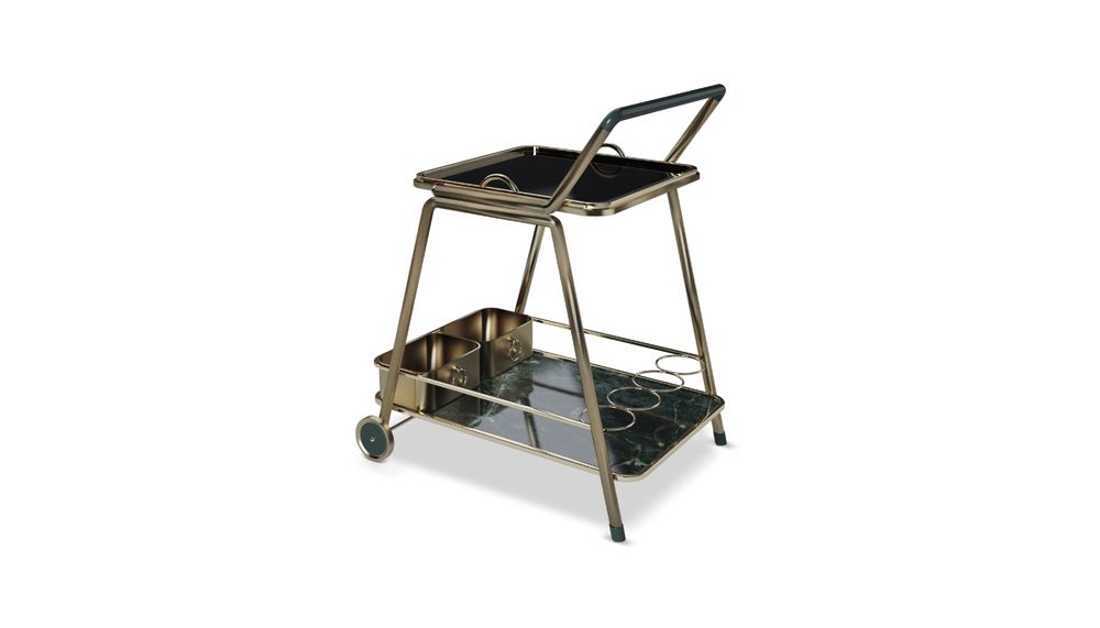 Dining Tables - Decatur Bar Cart - PORUS STUDIO