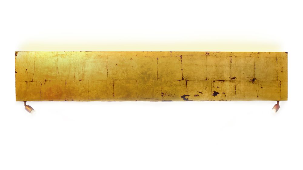 Appliques - Lampe de tête de lit en feuille d'or - DAMON ART