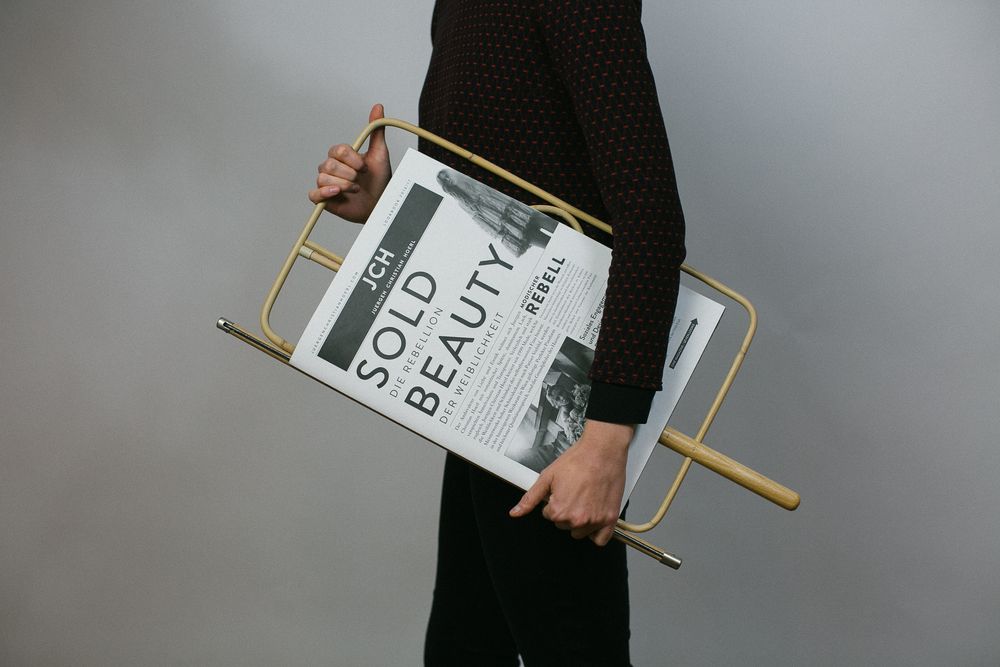 Autres objets connectés - Porte-journaux 60cm - viennois original - THOMAS POGANITSCH DESIGN