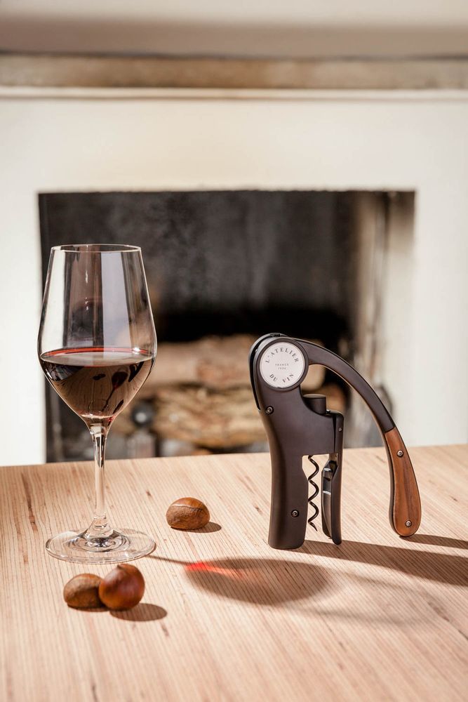 Accessoires pour le vin - Oeno Motion Black & Wood - L'ATELIER DU VIN