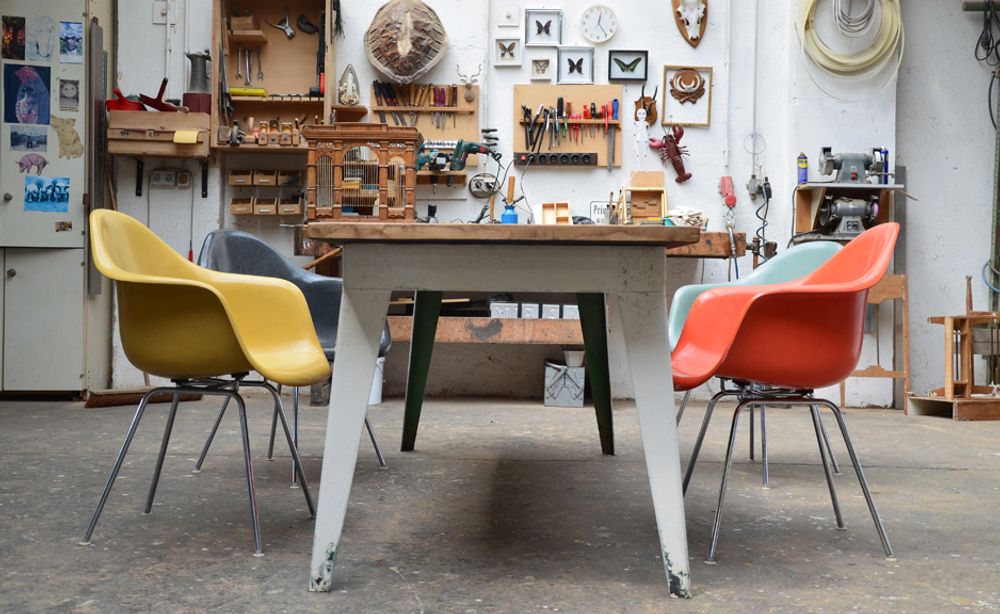 Dining Tables - BOUCHERIE Industrial Table - BOUCHERIE