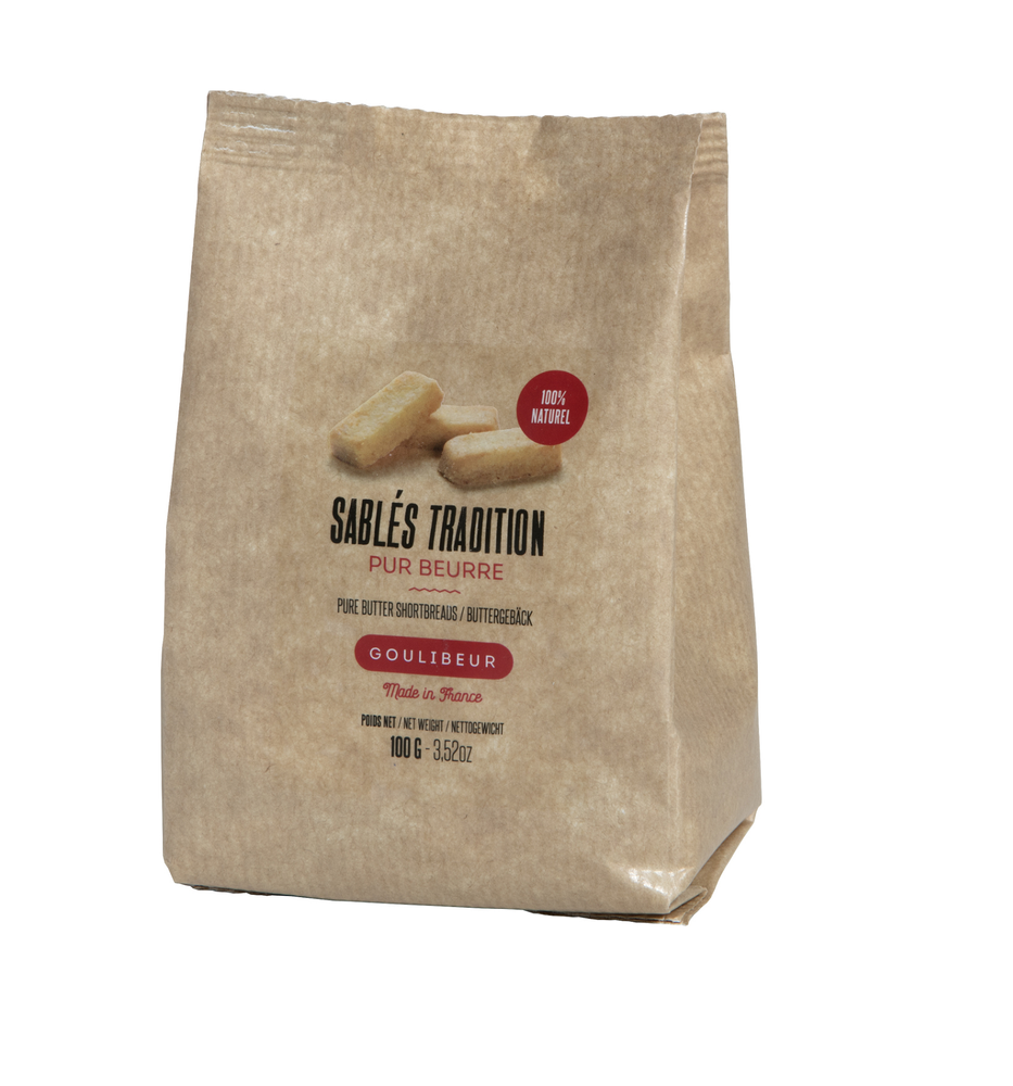Biscuits - SABLÉ TRADITION PUR BEURRE - VRAC EN SACHET KRAFT - GOULIBEUR