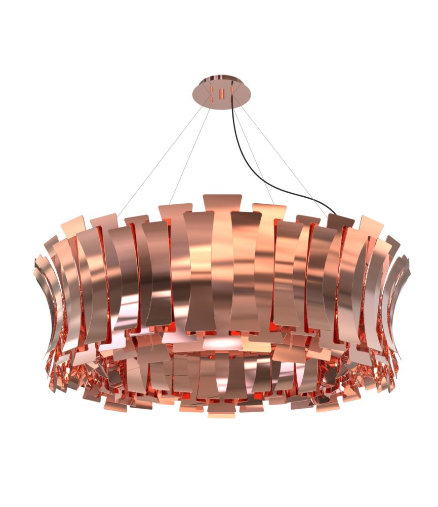 Hotel bedrooms - Etta Round | Suspension Lamp - DELIGHTFULL