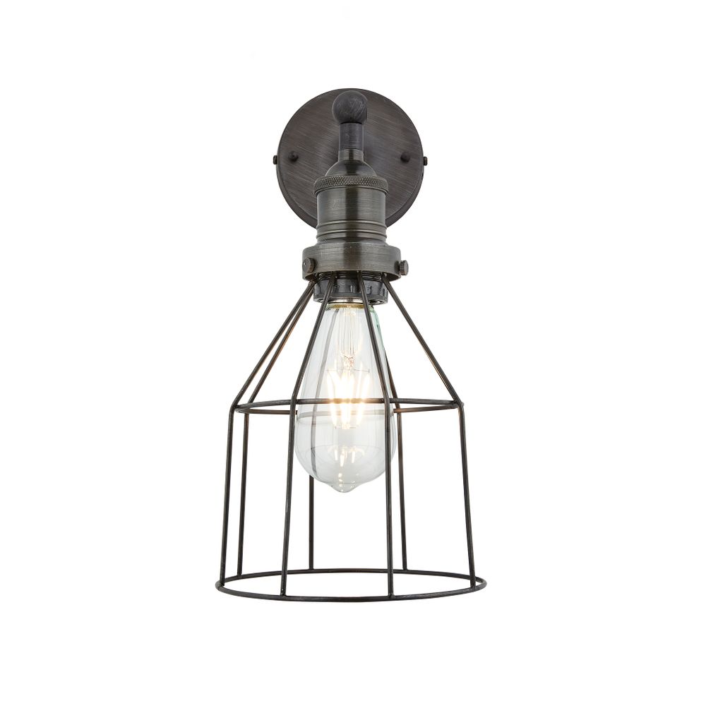 Appliques - Applique murale Brooklyn Wire Cage - 6 pouces - Cône - INDUSTVILLE