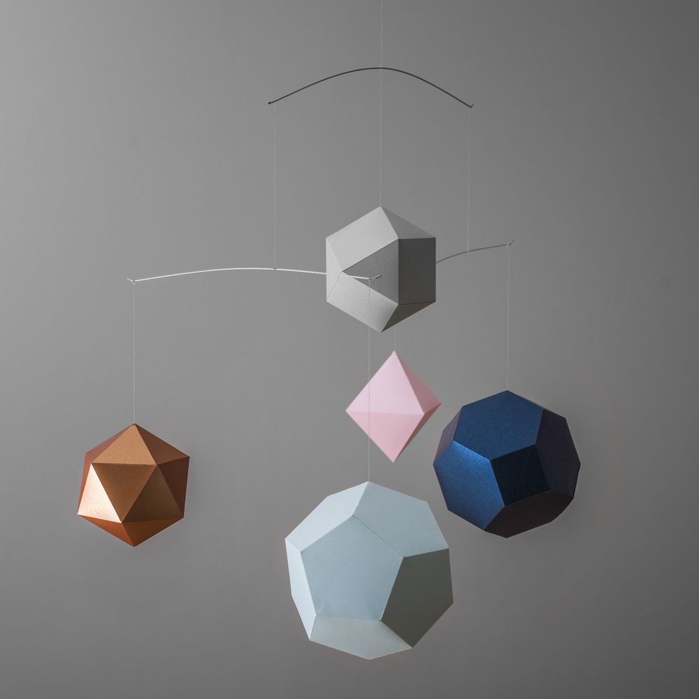 Objets déco enfant - SOLIDES - PORIGAMI