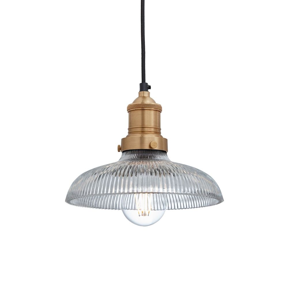 Suspensions - Brooklyn Glass Dome Pendant - 8 Inch - INDUSTVILLE