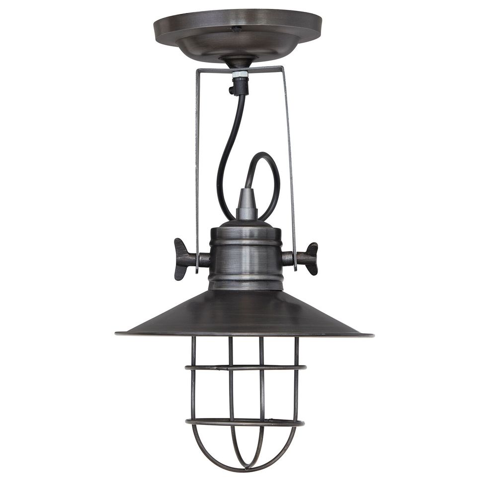 Ceiling lights - Harbour Flush Mount - 6 Inch - Pewter - INDUSTVILLE