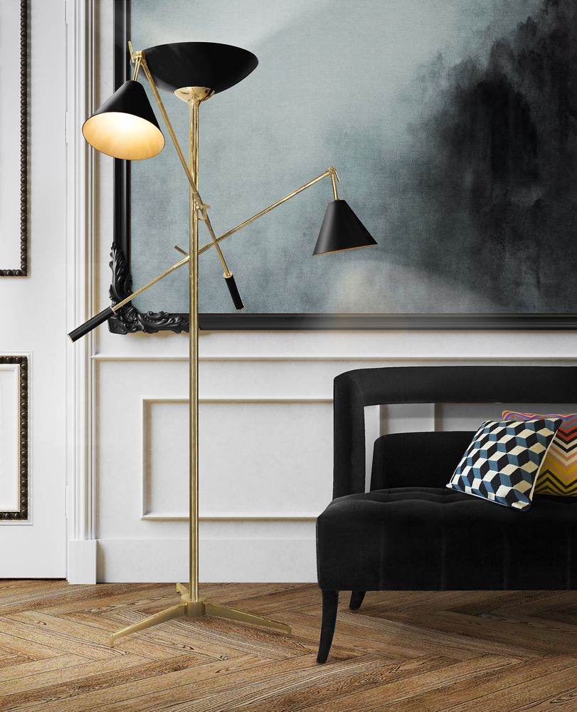 Floor lamps - Torchiere | Floor Lamp - DELIGHTFULL