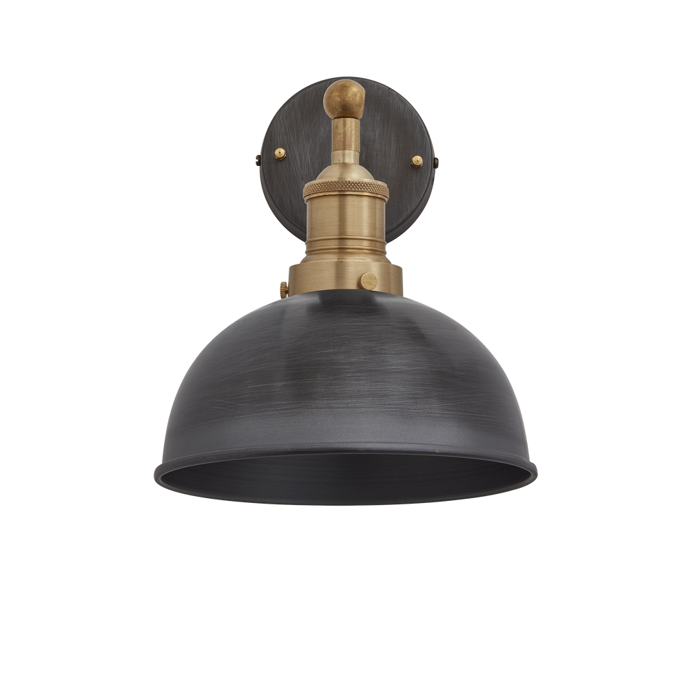 Wall lamps - Brooklyn Dome Wall Light - 8 Inch - INDUSTVILLE