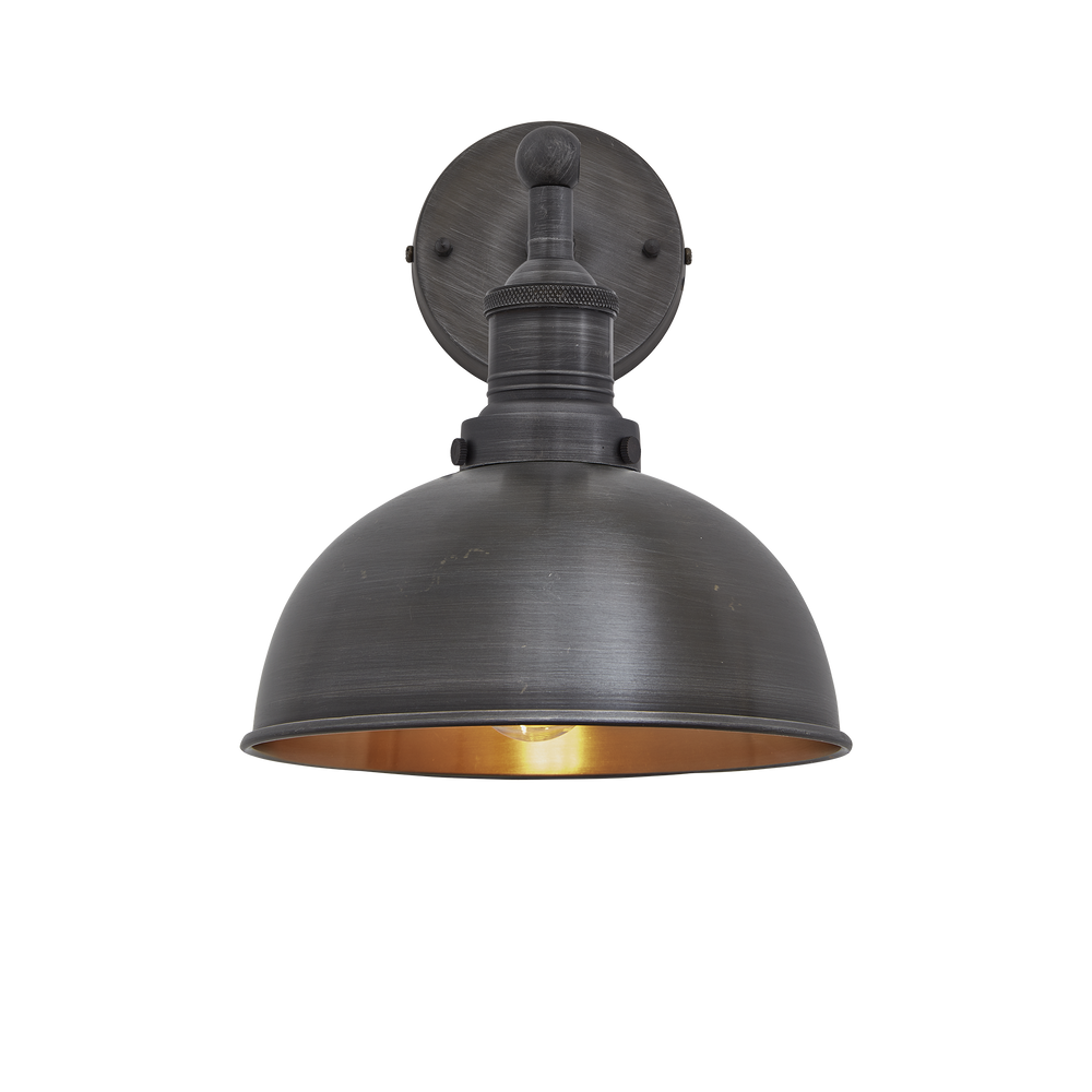Wall lamps - Brooklyn Dome Wall Light - 8 Inch - INDUSTVILLE