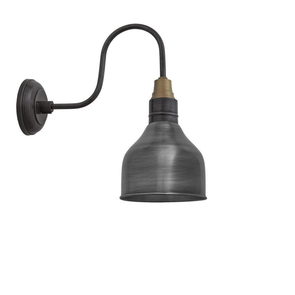 Appliques - Swan Neck Cone Wall Light - 7 Inch - INDUSTVILLE