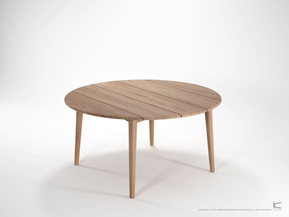 Tables Salle à Manger - Grasshopper Round Dining Table 150 - KARPENTER