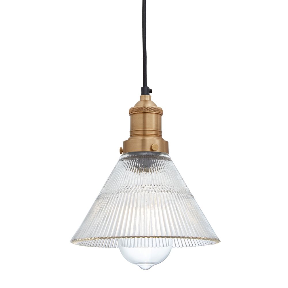 Hanging lights - Brooklyn Glass Funnel Pendant - 7 inches - INDUSTVILLE