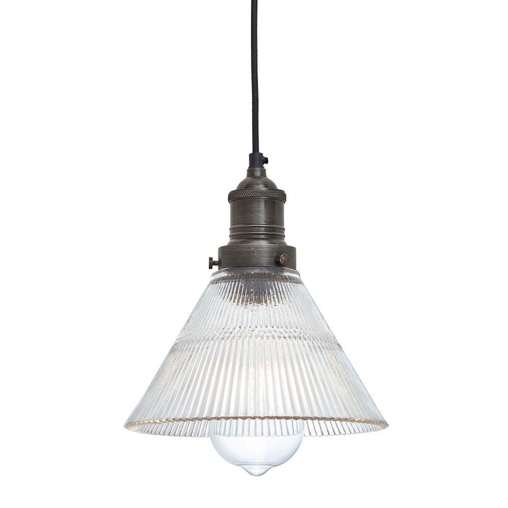 Hanging lights - Brooklyn Glass Funnel Pendant - 7 inches - INDUSTVILLE