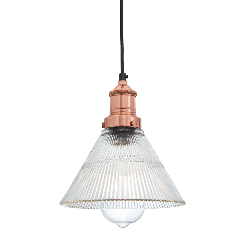 Hanging lights - Brooklyn Glass Funnel Pendant - 7 inches - INDUSTVILLE