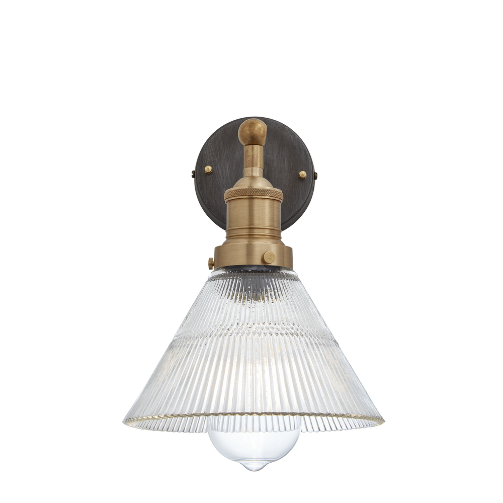 Wall lamps - Brooklyn Glass Funnel Wall Light - 7 inches - INDUSTVILLE