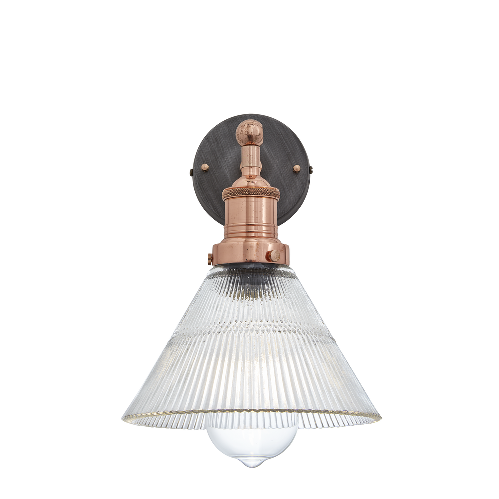 Wall lamps - Brooklyn Glass Funnel Wall Light - 7 inches - INDUSTVILLE