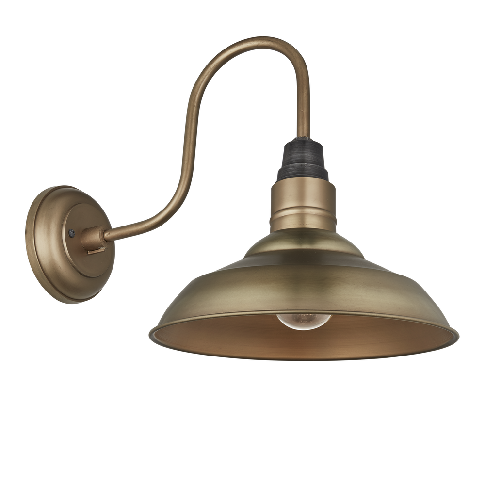 Wall lamps - Round Gooseneck Wall Light - 11 inches - INDUSTVILLE