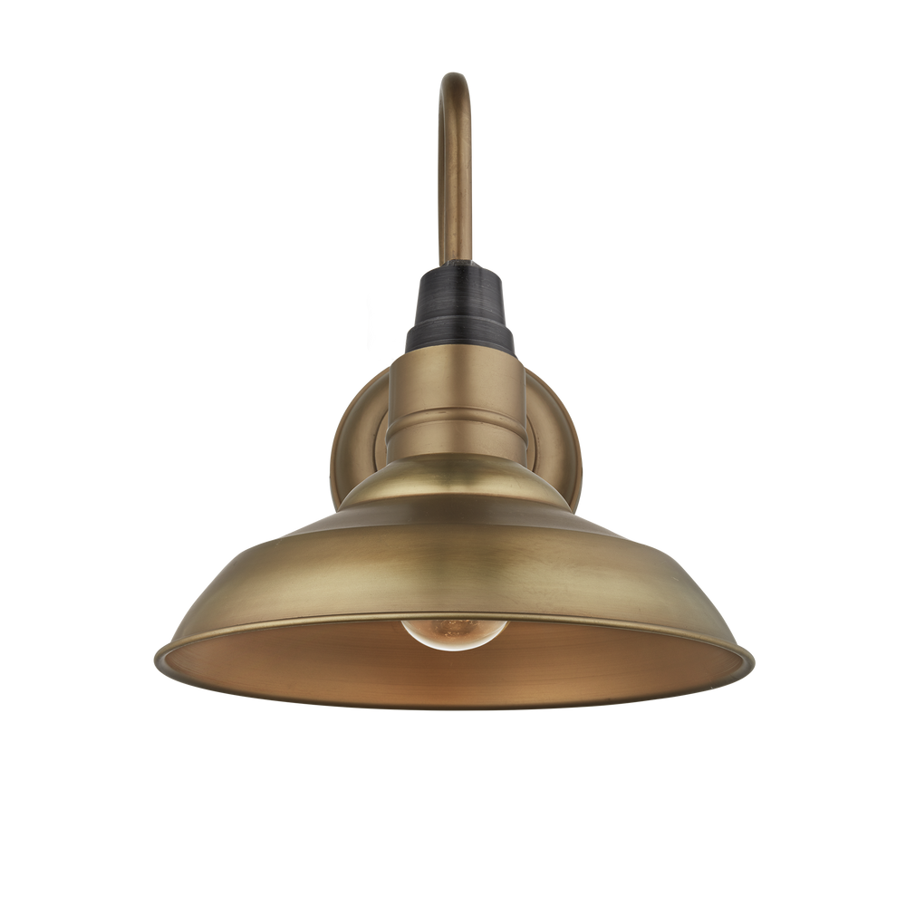 Wall lamps - Round Gooseneck Wall Light - 11 inches - INDUSTVILLE