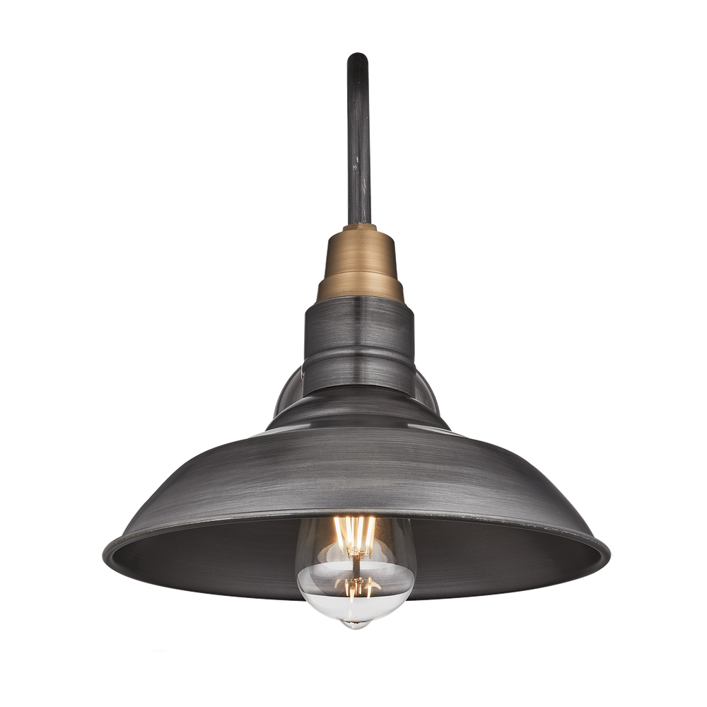 Wall lamps - Round Gooseneck Wall Light - 11 inches - INDUSTVILLE