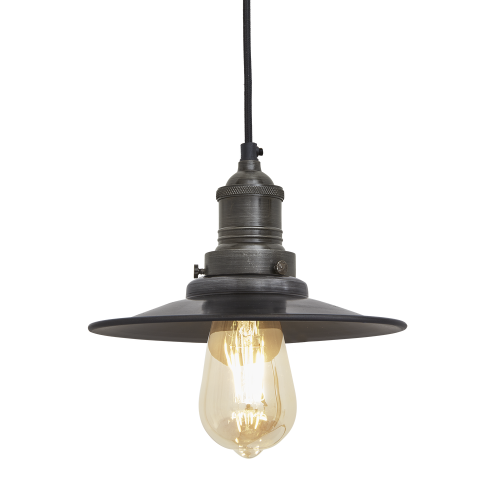 Hanging lights - Brooklyn flat pendant light - 8 inches - INDUSTVILLE