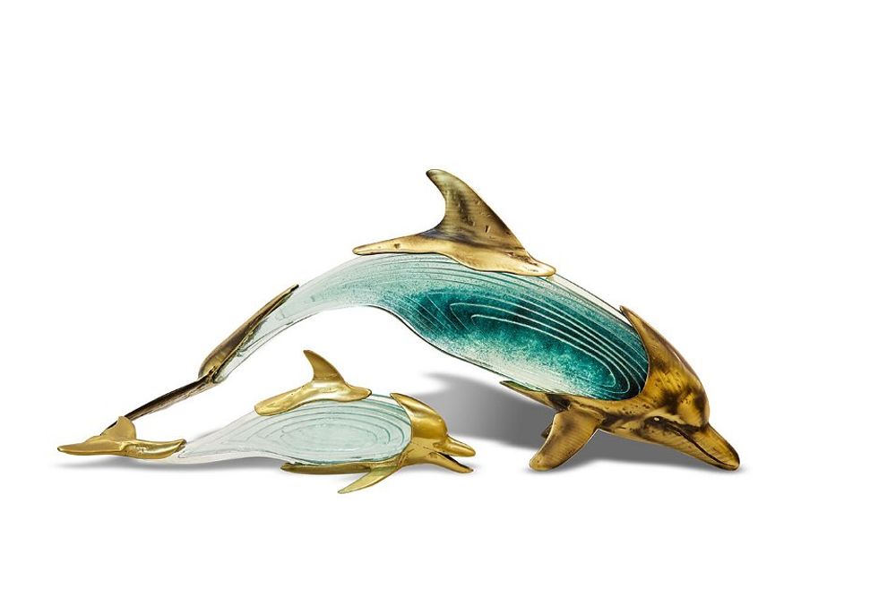 Art glass - Dolphins - ERATINI