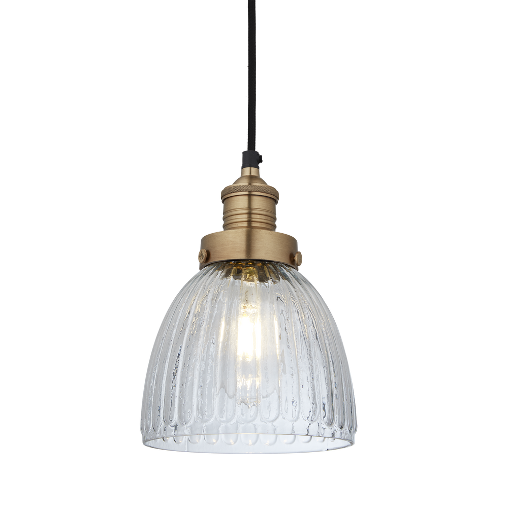Hanging lights - Brooklyn Glass Cone Pendant - 7 Inch - INDUSTVILLE