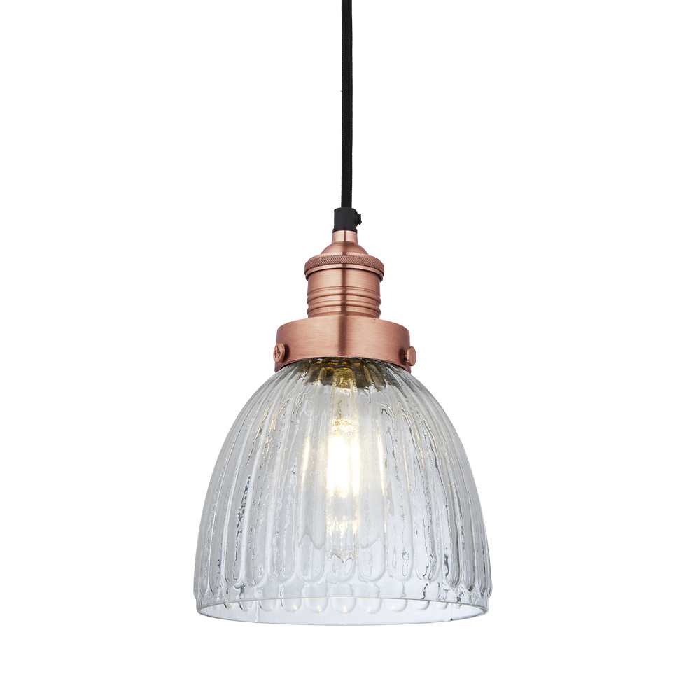 Hanging lights - Brooklyn Glass Cone Pendant - 7 Inch - INDUSTVILLE