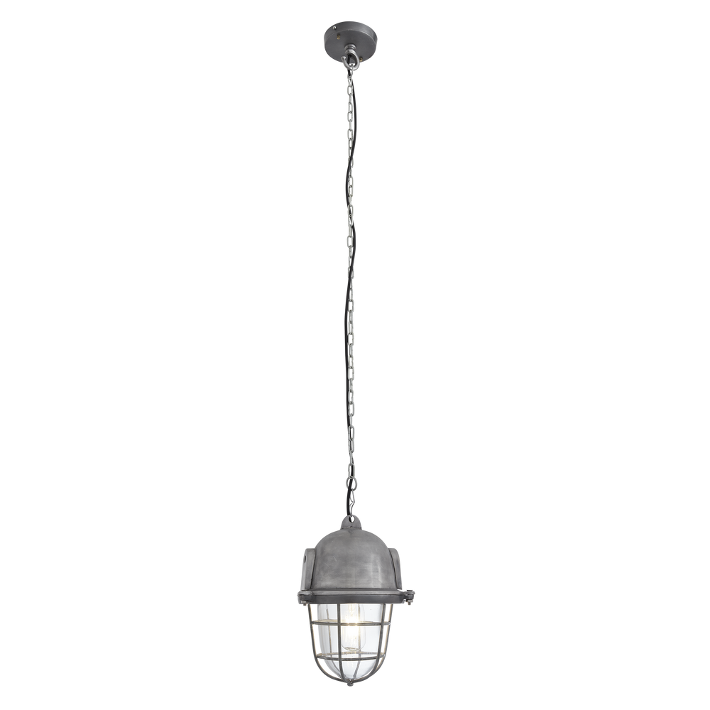 Hanging lights - Bulkhead Cage Pendant - 11 Inch - Gunmetal - INDUSTVILLE