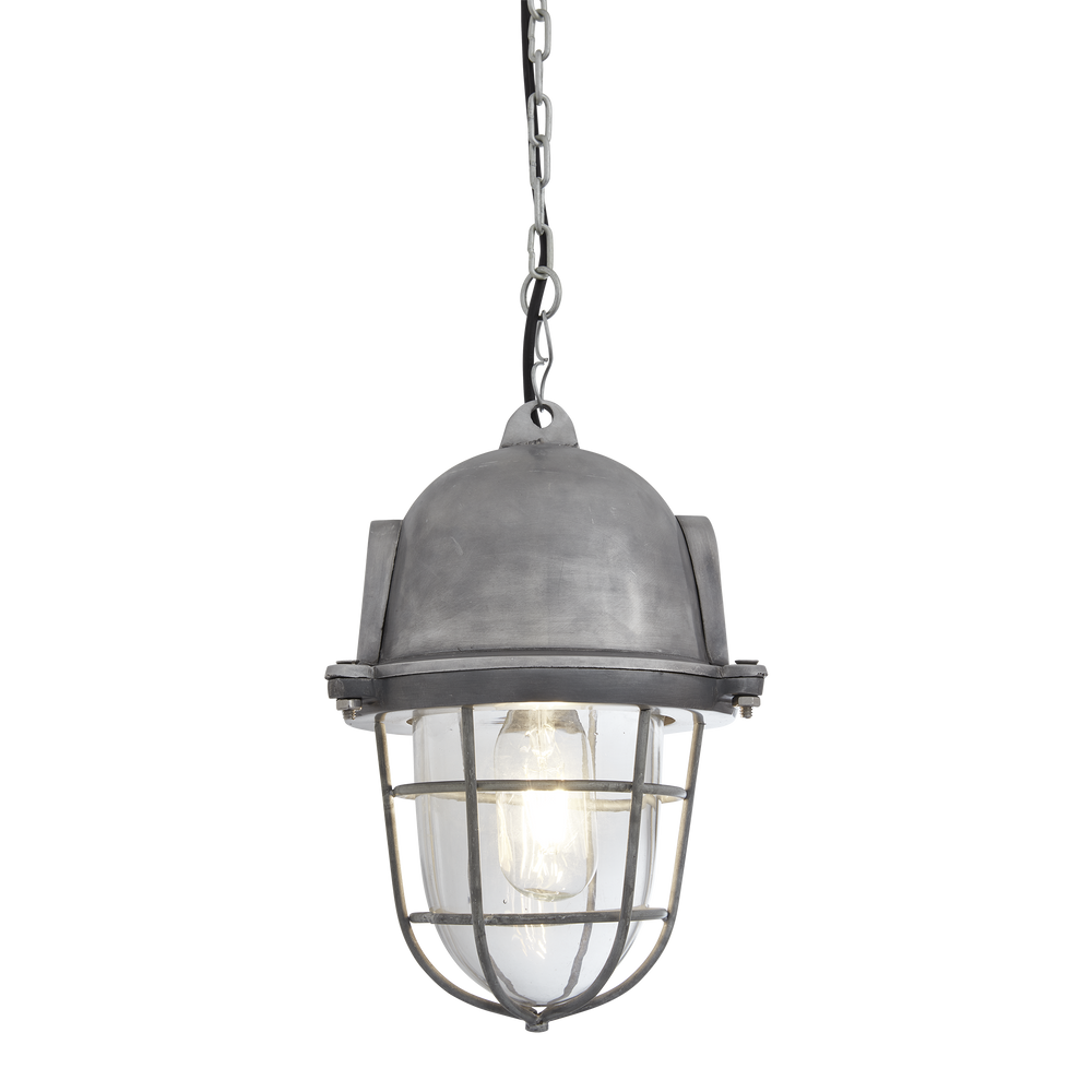 Hanging lights - Bulkhead Cage Pendant - 11 Inch - Gunmetal - INDUSTVILLE