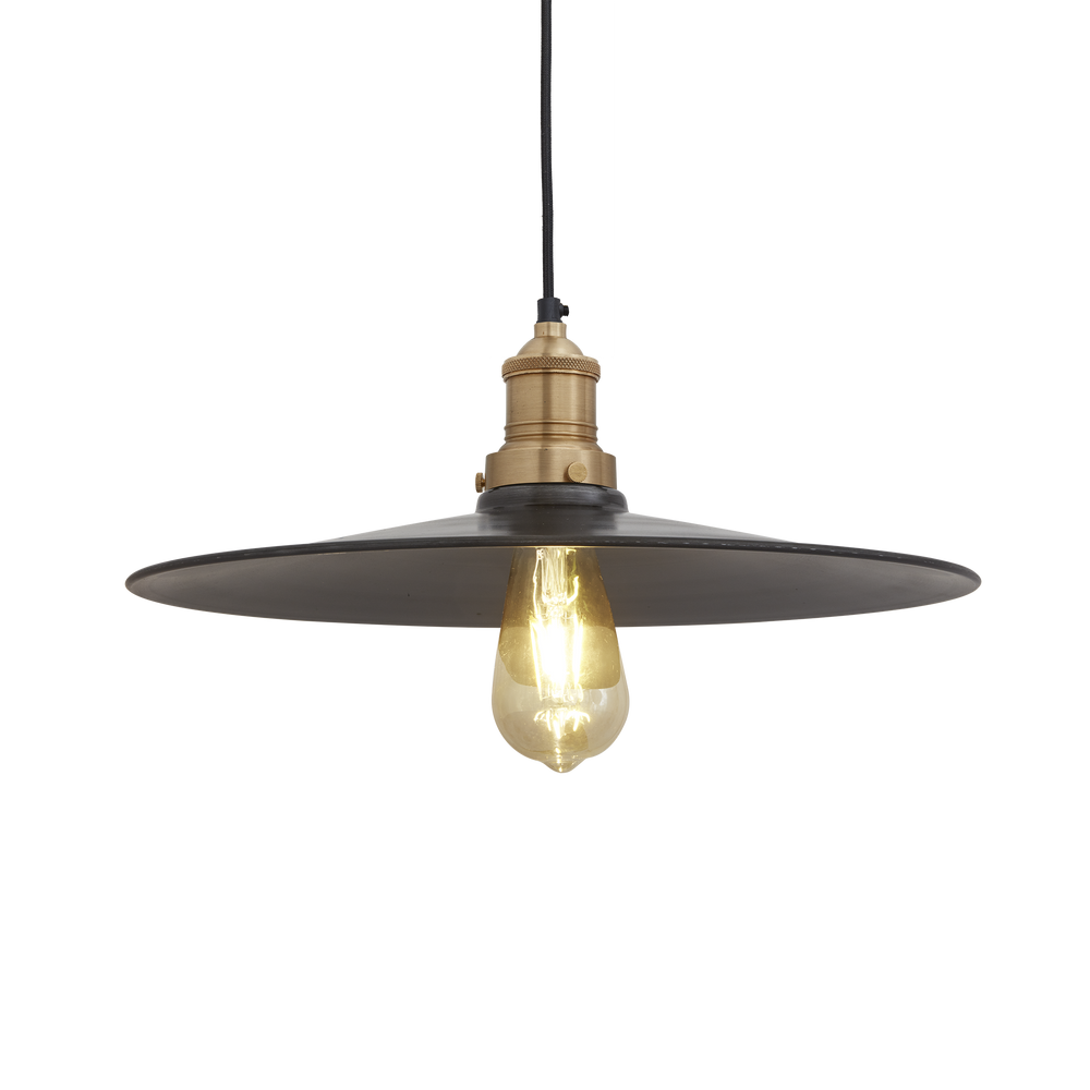 Suspensions - Brooklyn Flat Pendant - 15 Inch - INDUSTVILLE