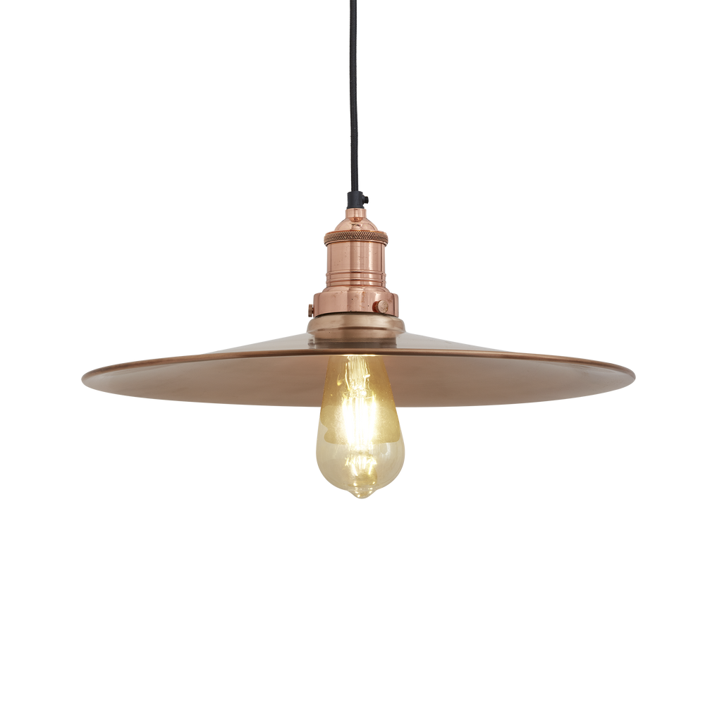 Suspensions - Brooklyn Flat Pendant - 15 Inch - INDUSTVILLE
