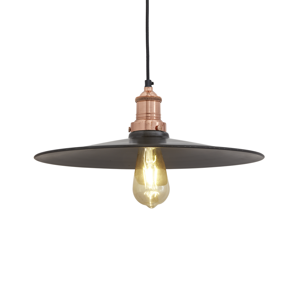 Suspensions - Brooklyn Flat Pendant - 15 Inch - INDUSTVILLE